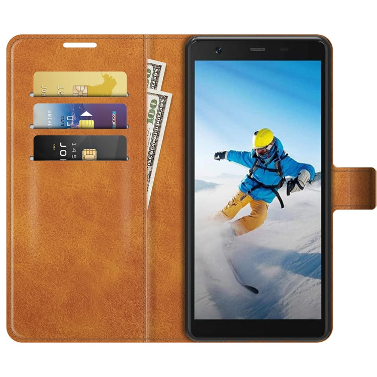 For Blackview BV6300 Pro Retro Calf Pattern Buckle Horizontal Flip Leather Case with Holder & Card Slots & Wallet