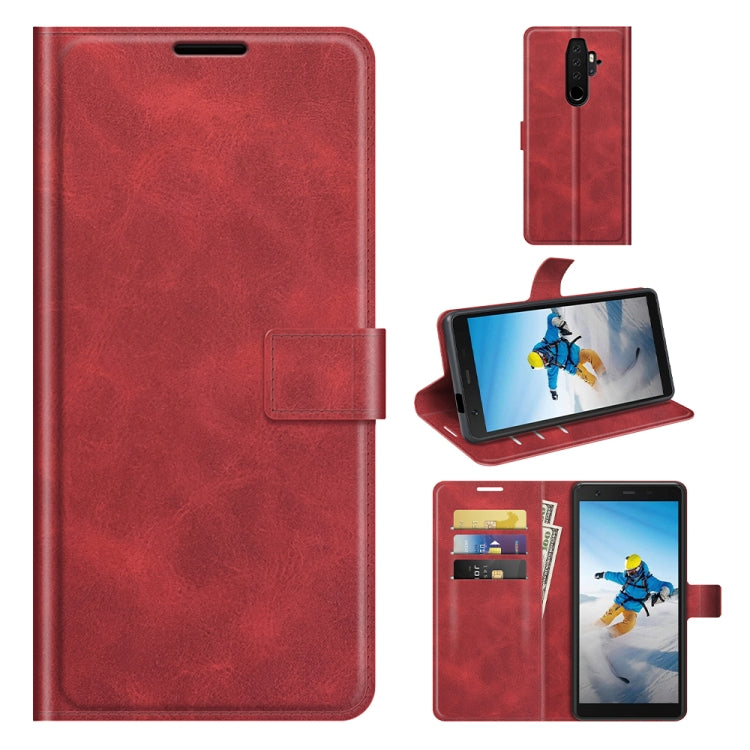 For Blackview BV6300 Pro Retro Calf Pattern Buckle Horizontal Flip Leather Case with Holder & Card Slots & Wallet