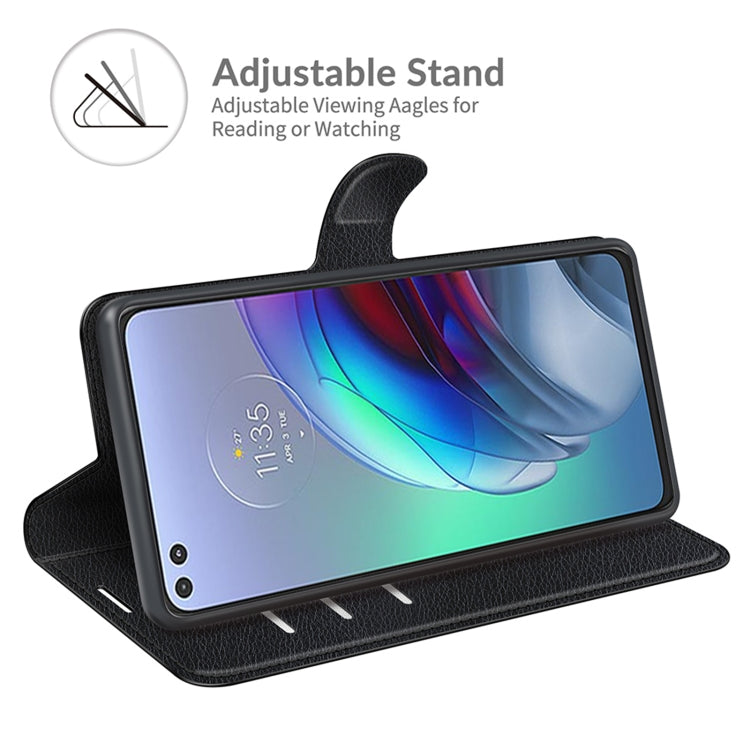 For Motorola Moto Edge S / G100 Litchi Texture Horizontal Flip Protective Case with Holder & Card Slots & Wallet