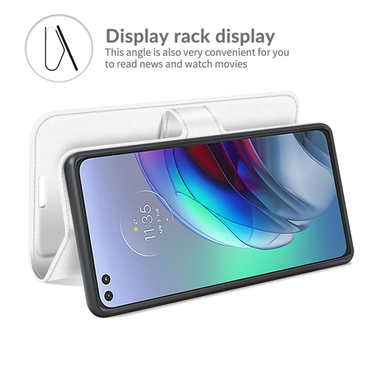 For Motorola Moto Edge S / G100 Litchi Texture Horizontal Flip Protective Case with Holder & Card Slots & Wallet