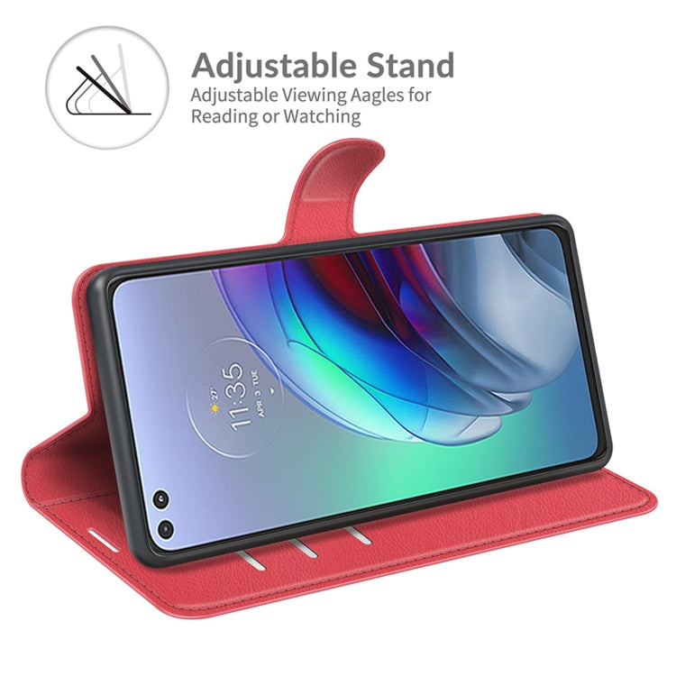 For Motorola Moto Edge S / G100 Litchi Texture Horizontal Flip Protective Case with Holder & Card Slots & Wallet