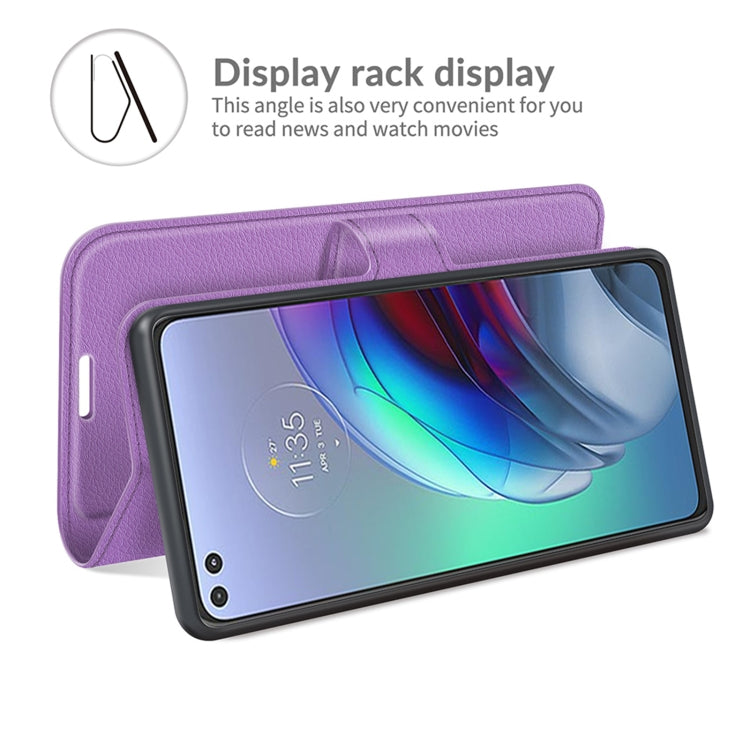 For Motorola Moto Edge S / G100 Litchi Texture Horizontal Flip Protective Case with Holder & Card Slots & Wallet