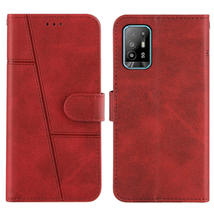 Stitching Calf Texture Buckle Horizontal Flip Leather Case with Holder & Card Slots & Wallet & Lanyard For OPPO A94 5G/F19 Pro / Reno5 Z