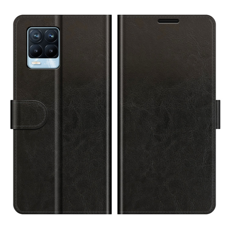 For OPPO Realme 8 / 8 Pro 4G R64 Texture Single Horizontal Flip Protective Case with Holder & Card Slots & Wallet& Photo Frame