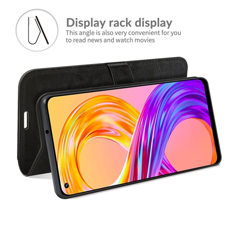 For OPPO Realme 8 / 8 Pro 4G R64 Texture Single Horizontal Flip Protective Case with Holder & Card Slots & Wallet& Photo Frame