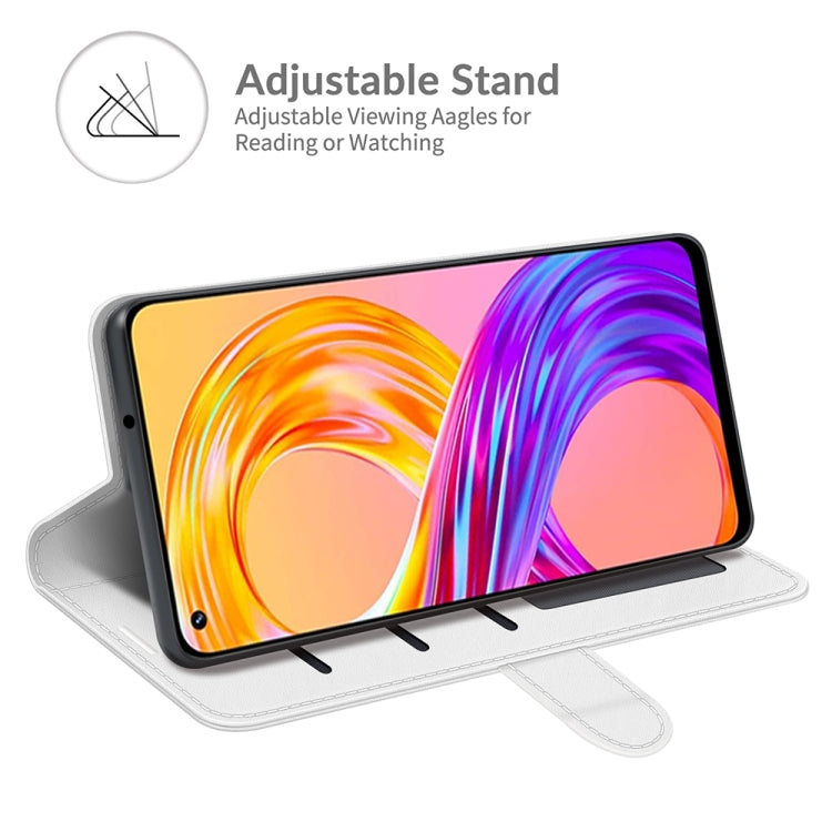 For OPPO Realme 8 / 8 Pro 4G R64 Texture Single Horizontal Flip Protective Case with Holder & Card Slots & Wallet& Photo Frame