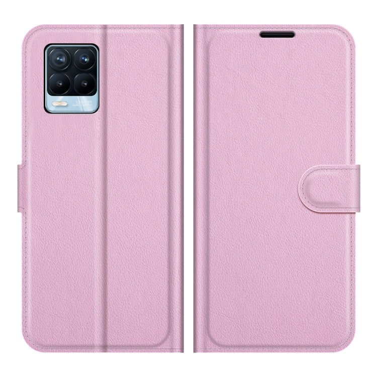 For OPPO Realme 8 / 8 Pro 4G Litchi Texture Horizontal Flip Protective Case with Holder & Card Slots & Wallet
