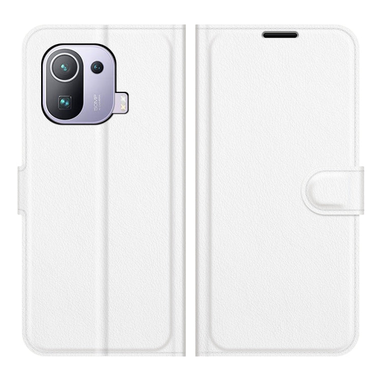 For Xiaomi Mi 11 Pro Litchi Texture Horizontal Flip Protective Case with Holder & Card Slots & Wallet