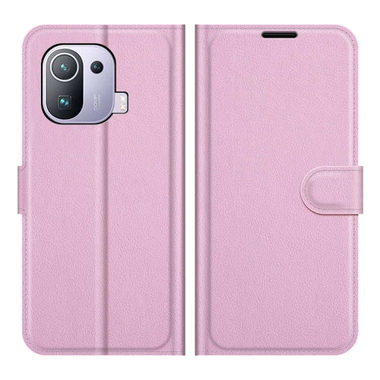 For Xiaomi Mi 11 Pro Litchi Texture Horizontal Flip Protective Case with Holder & Card Slots & Wallet