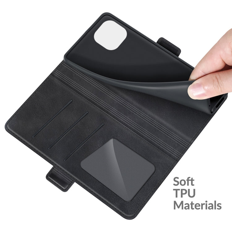 For Xiaomi Mi 11 Lite 4G / 5G Dual-side Magnetic Buckle Horizontal Flip Leather Case with Holder & Card Slots & Wallet