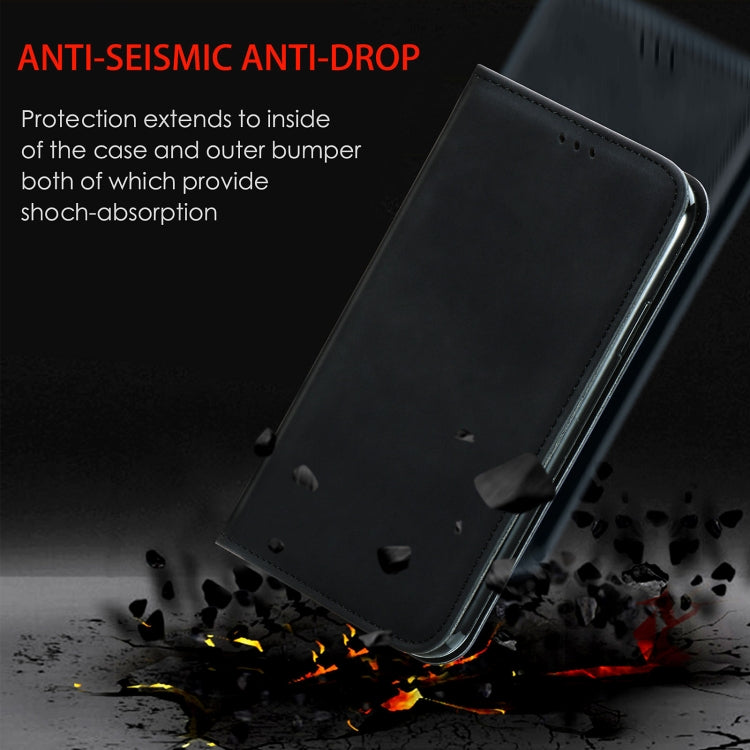 For Samsung Galaxy A32 4G Retro Skin Feel Business Magnetic Horizontal Flip Leather Case With Holder & Card Slots & Wallet & Photo Frame
