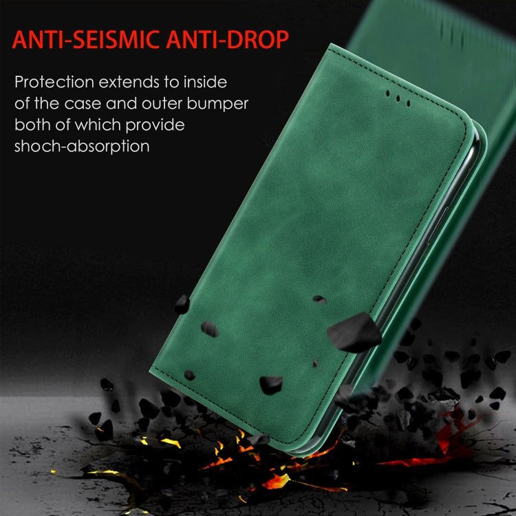 For Samsung Galaxy A32 4G Retro Skin Feel Business Magnetic Horizontal Flip Leather Case With Holder & Card Slots & Wallet & Photo Frame