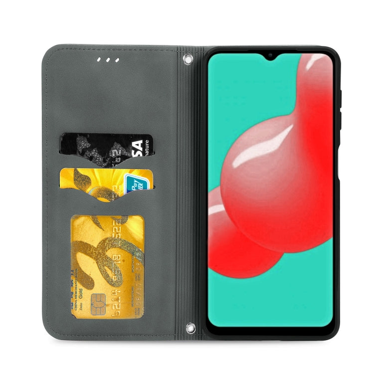 For Samsung Galaxy A32 4G Retro Skin Feel Business Magnetic Horizontal Flip Leather Case With Holder & Card Slots & Wallet & Photo Frame