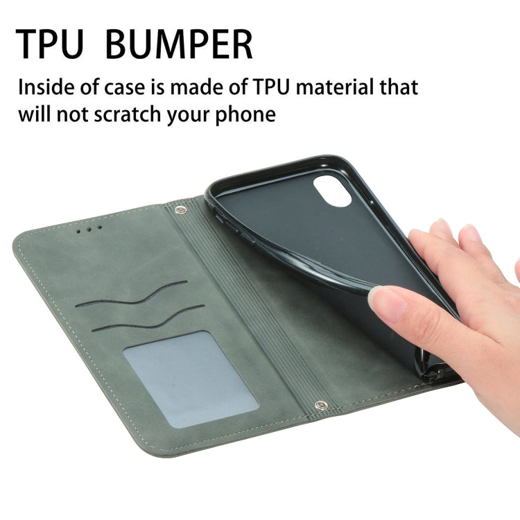 For Samsung Galaxy A32 4G Retro Skin Feel Business Magnetic Horizontal Flip Leather Case With Holder & Card Slots & Wallet & Photo Frame