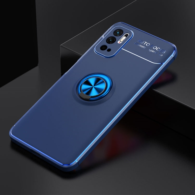 For Xiaomi Redmi Note10 5G Metal Ring Holder 360 Degree Rotating TPU Case