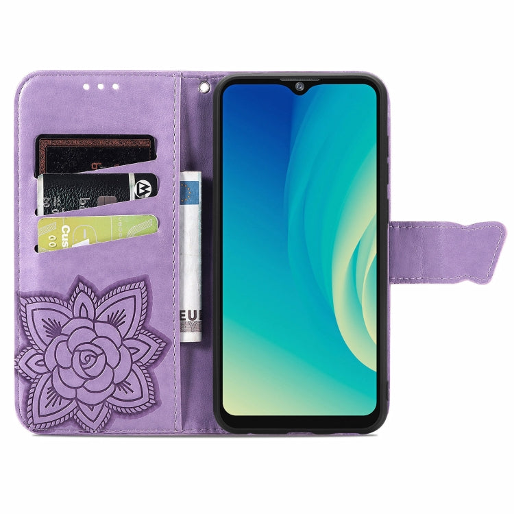 For ZTE Blade A7S 2020 Butterfly Love Flowers Embossed Horizontal Flip Leather Case with Holder & Card Slots & Wallet & Lanyard