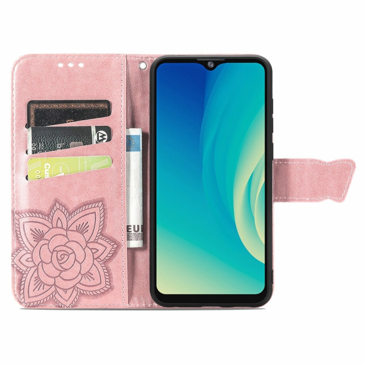 For ZTE Blade A7S 2020 Butterfly Love Flowers Embossed Horizontal Flip Leather Case with Holder & Card Slots & Wallet & Lanyard