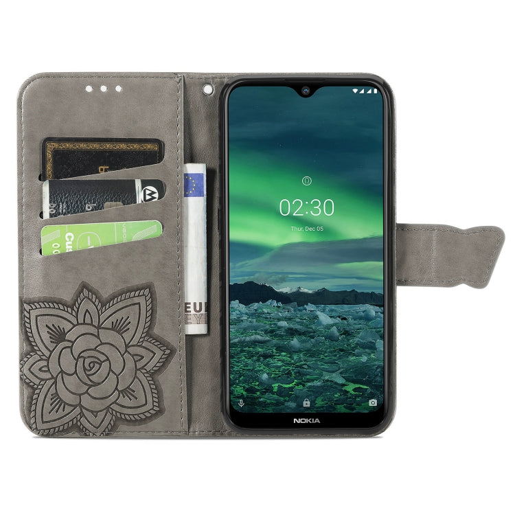 For Samsung Galaxy A32 4G Butterfly Love Flower Embossed Horizontal Flip Leather Case with Bracket / Card Slot / Wallet / Lanyard