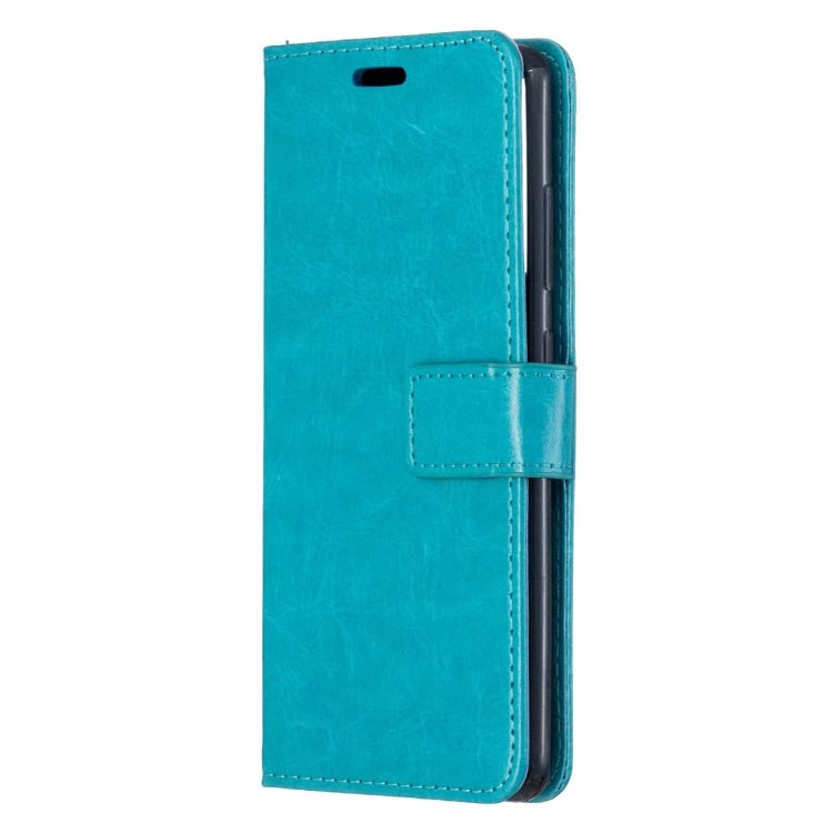 For Motorola Moto G100 Crazy Horse Texture Horizontal Flip Leather Case with Holder & Card Slots & Wallet & Photo Frame