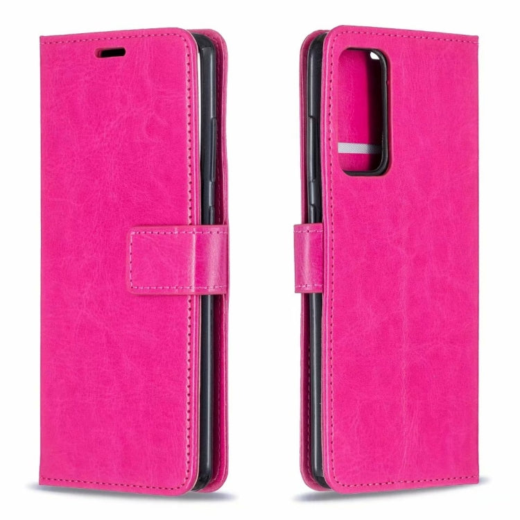 For Motorola Moto G100 Crazy Horse Texture Horizontal Flip Leather Case with Holder & Card Slots & Wallet & Photo Frame