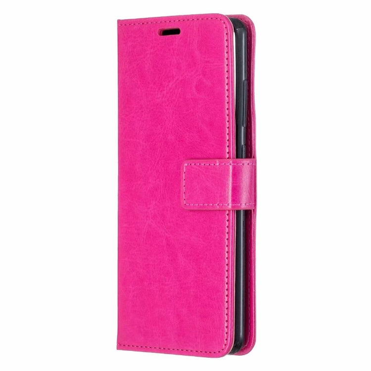 For Motorola Moto G100 Crazy Horse Texture Horizontal Flip Leather Case with Holder & Card Slots & Wallet & Photo Frame