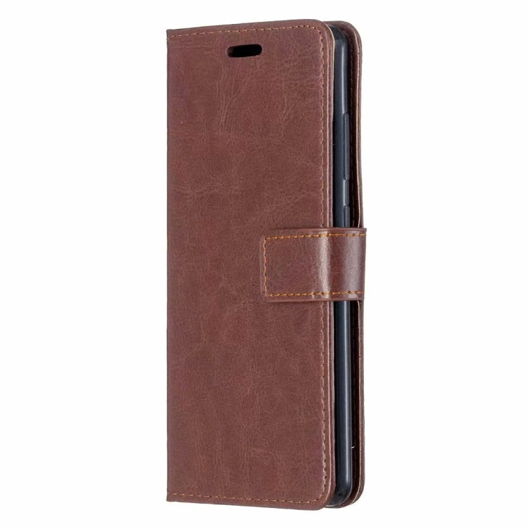 For Motorola Moto G50 Crazy Horse Texture Horizontal Flip Leather Case with Holder & Card Slots & Wallet & Photo Frame