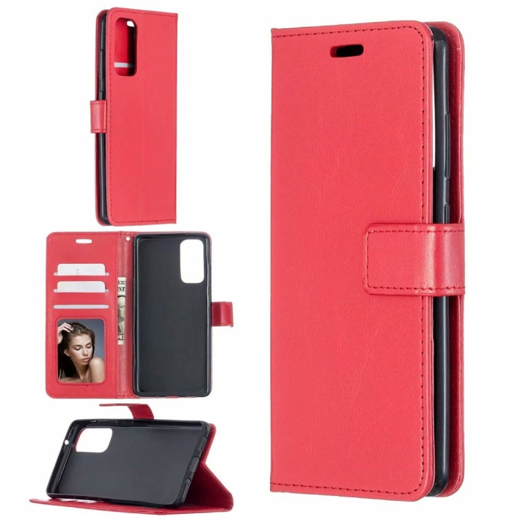 For Samsung Galaxy S21+ 5G Crazy Horse Texture Horizontal Flip Leather Case with Holder & Card Slots & Wallet & Photo Frame
