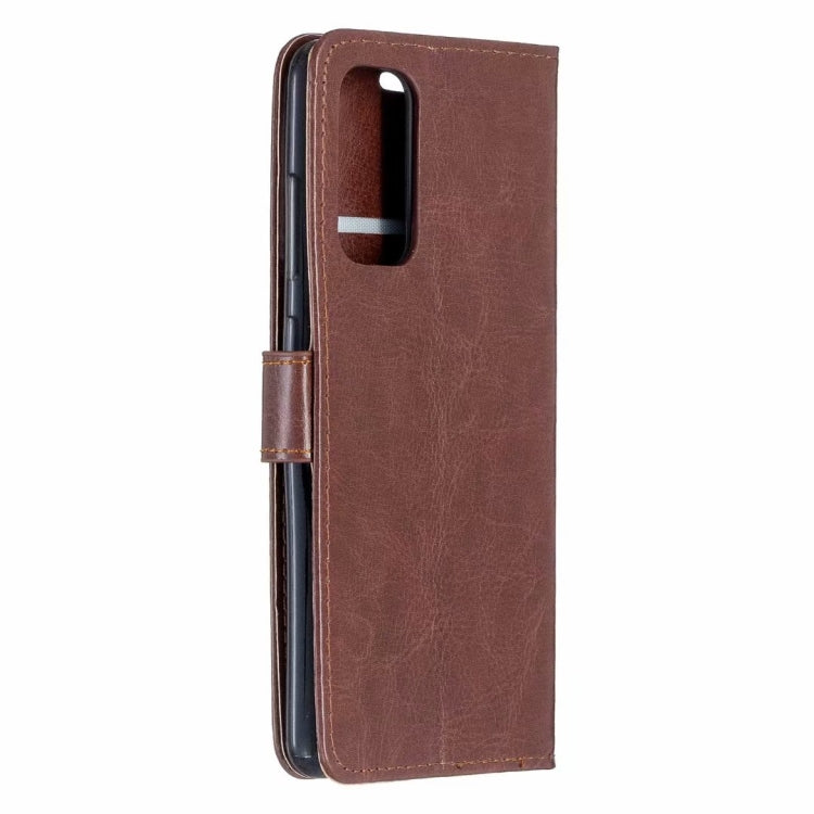 For Samsung Galaxy S21+ 5G Crazy Horse Texture Horizontal Flip Leather Case with Holder & Card Slots & Wallet & Photo Frame