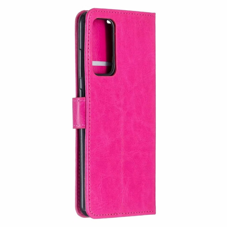 For Samsung Galaxy S21+ 5G Crazy Horse Texture Horizontal Flip Leather Case with Holder & Card Slots & Wallet & Photo Frame