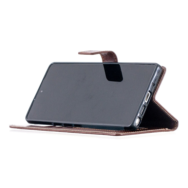 For Samsung Galaxy S21+ 5G Crazy Horse Texture Horizontal Flip Leather Case with Holder & Card Slots & Wallet & Photo Frame