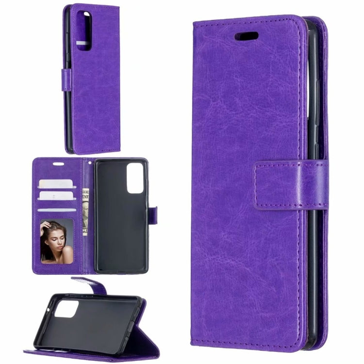 For Samsung Galaxy S21 Ultra Crazy Horse Texture Horizontal Flip Leather Case with Holder & Card Slots & Wallet & Photo Frame
