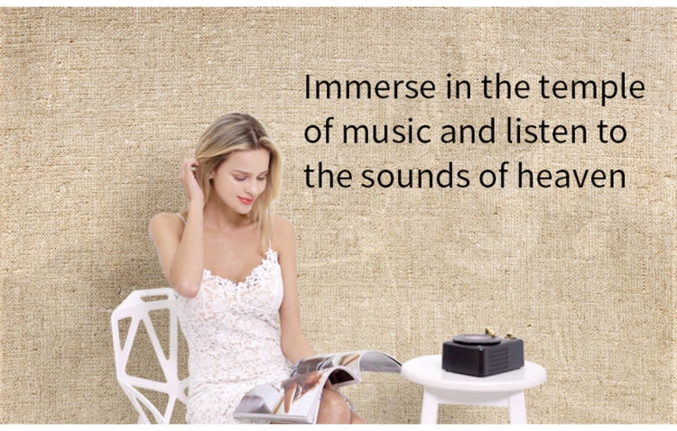 T12 Retro Style Bluetooth Speaker, Built-in High-sensitivity FM Receiving Antenna, Long-Term Voyage