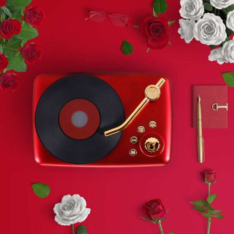 T12 Retro Style Bluetooth Speaker, Built-in High-sensitivity FM Receiving Antenna, Long-Term Voyage