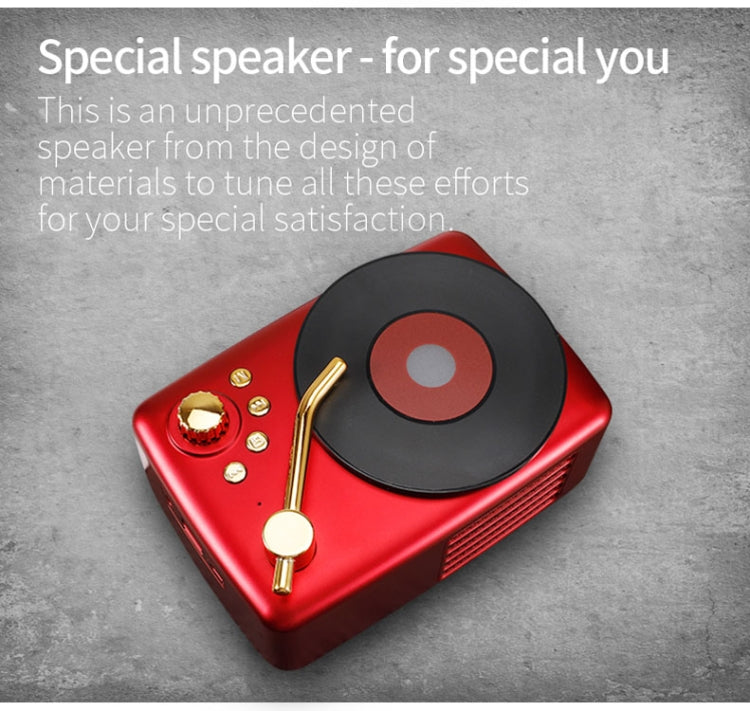 T12 Retro Style Bluetooth Speaker, Built-in High-sensitivity FM Receiving Antenna, Long-Term Voyage
