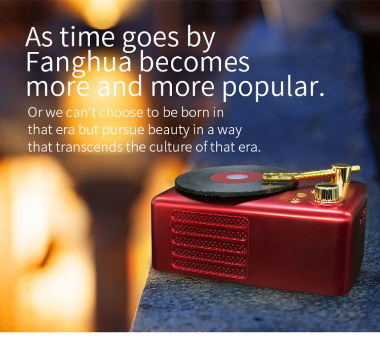 T12 Retro Style Bluetooth Speaker, Built-in High-sensitivity FM Receiving Antenna, Long-Term Voyage