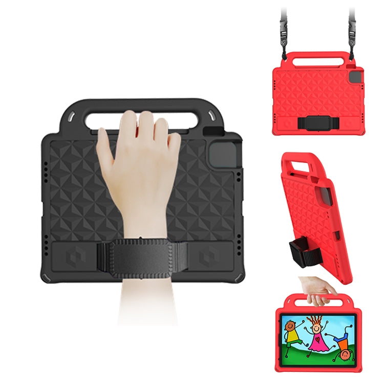 For iPad Pro 11 2020 Diamond Series EVA Anti-Fall Shockproof Sleeve Protective Shell Tablet Case with Holder & Strap