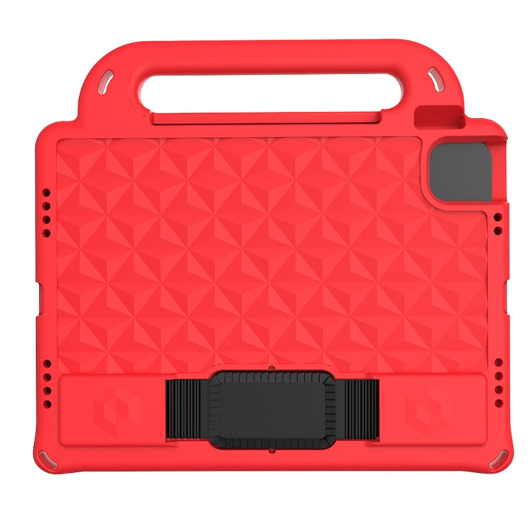 For iPad Air 4 10.9 2020 Diamond Series EVA Anti-Fall Shockproof Sleeve Protective Shell Case with Holder & Strap