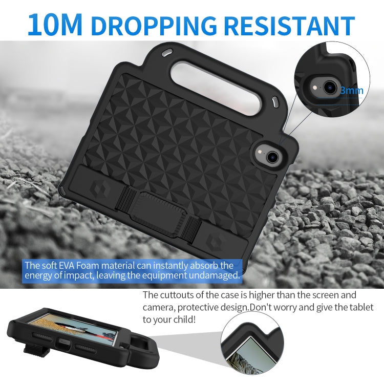 For iPad mini 6 Diamond Series EVA Anti-Fall Shockproof Sleeve Protective Shell Tablet Case with Holder & Strap