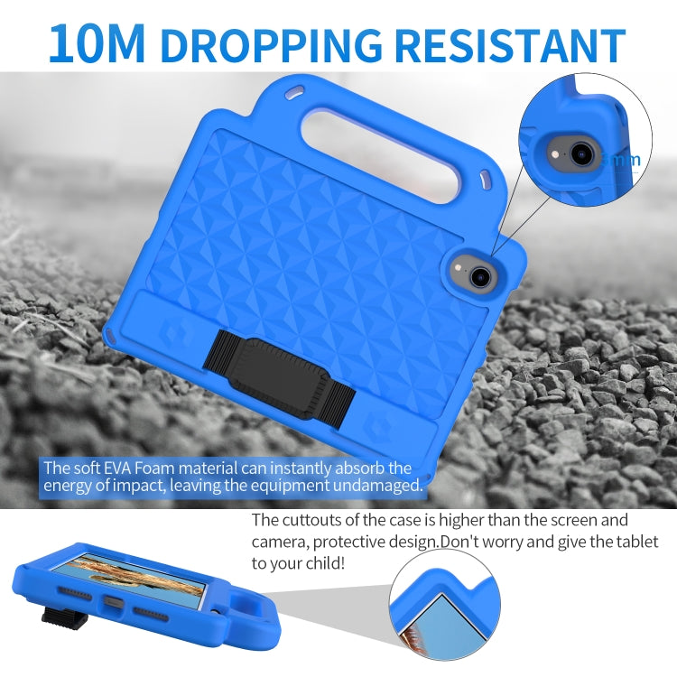 For iPad mini 6 Diamond Series EVA Anti-Fall Shockproof Sleeve Protective Shell Tablet Case with Holder & Strap