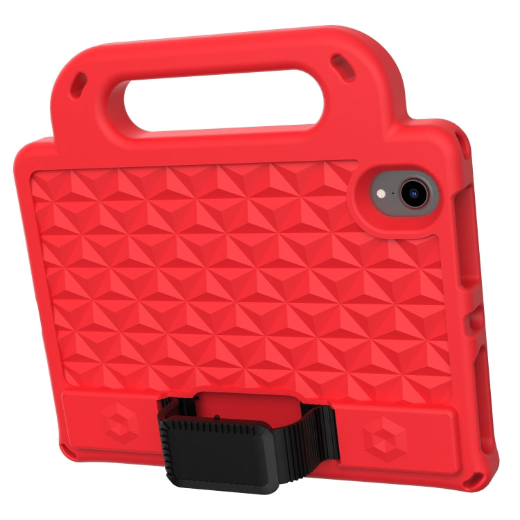 For iPad mini 6 Diamond Series EVA Anti-Fall Shockproof Sleeve Protective Shell Tablet Case with Holder & Strap
