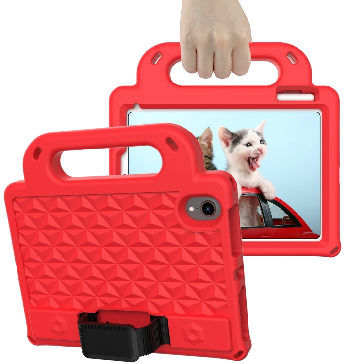 For iPad mini 6 Diamond Series EVA Anti-Fall Shockproof Sleeve Protective Shell Tablet Case with Holder & Strap