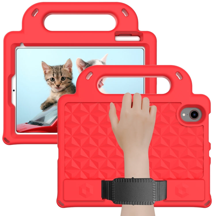 For iPad mini 6 Diamond Series EVA Anti-Fall Shockproof Sleeve Protective Shell Tablet Case with Holder & Strap
