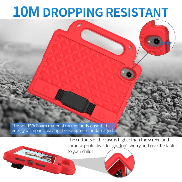 For iPad mini 6 Diamond Series EVA Anti-Fall Shockproof Sleeve Protective Shell Tablet Case with Holder & Strap