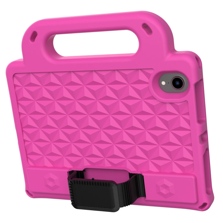 For iPad mini 6 Diamond Series EVA Anti-Fall Shockproof Sleeve Protective Shell Tablet Case with Holder & Strap