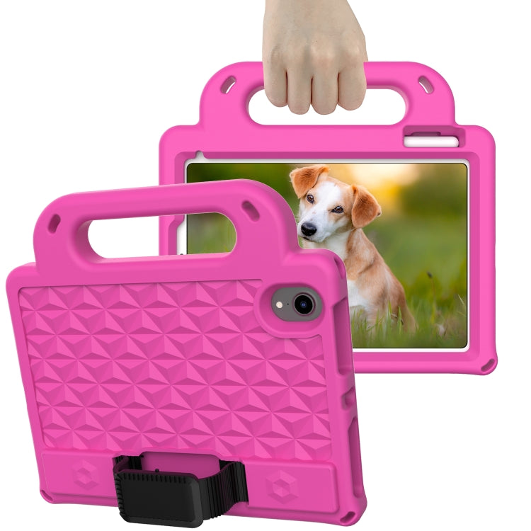 For iPad mini 6 Diamond Series EVA Anti-Fall Shockproof Sleeve Protective Shell Tablet Case with Holder & Strap