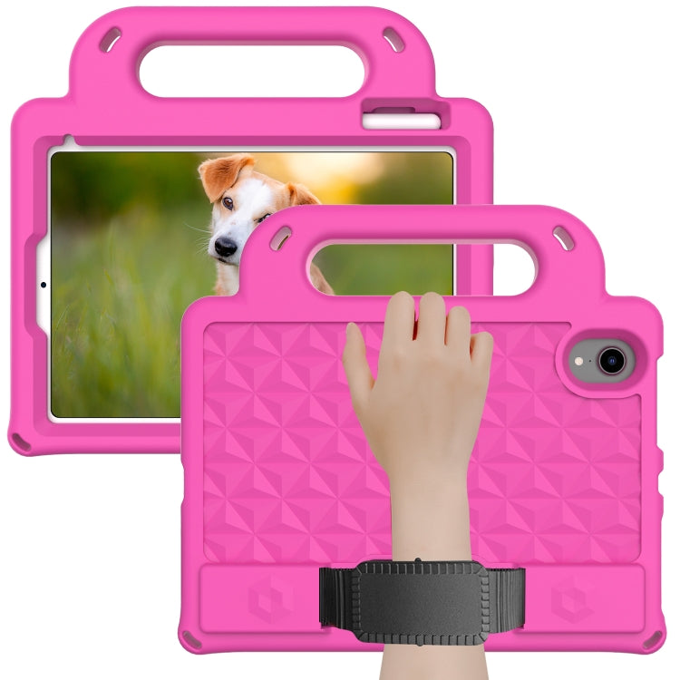 For iPad mini 6 Diamond Series EVA Anti-Fall Shockproof Sleeve Protective Shell Tablet Case with Holder & Strap