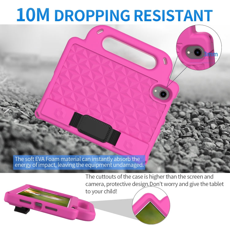 For iPad mini 6 Diamond Series EVA Anti-Fall Shockproof Sleeve Protective Shell Tablet Case with Holder & Strap
