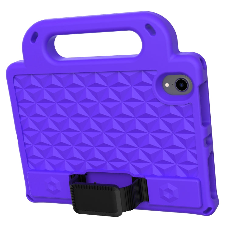 For iPad mini 6 Diamond Series EVA Anti-Fall Shockproof Sleeve Protective Shell Tablet Case with Holder & Strap