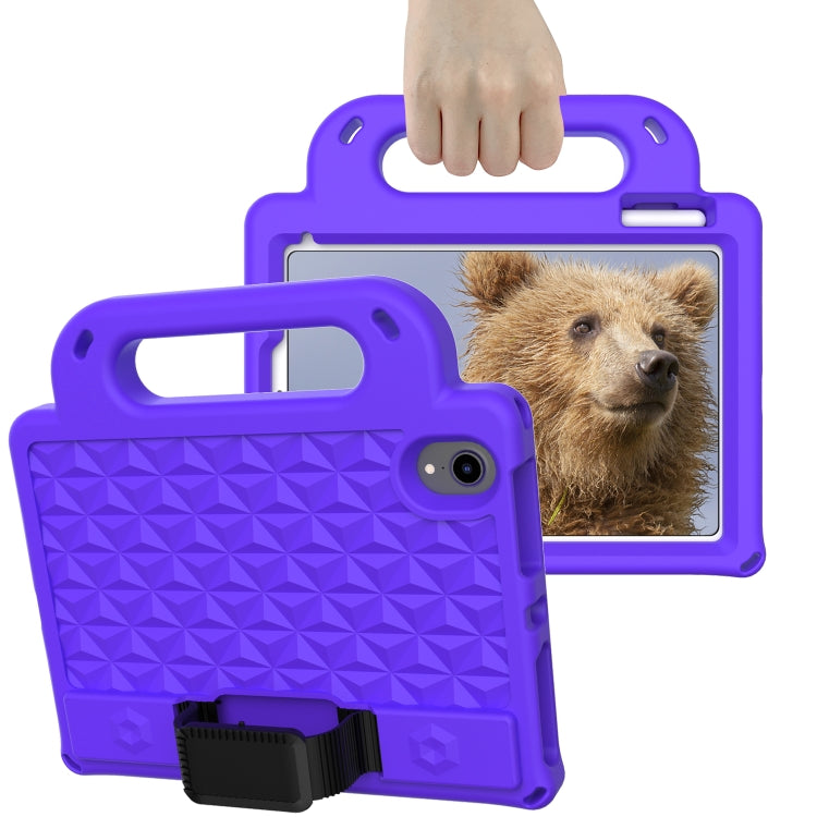For iPad mini 6 Diamond Series EVA Anti-Fall Shockproof Sleeve Protective Shell Tablet Case with Holder & Strap