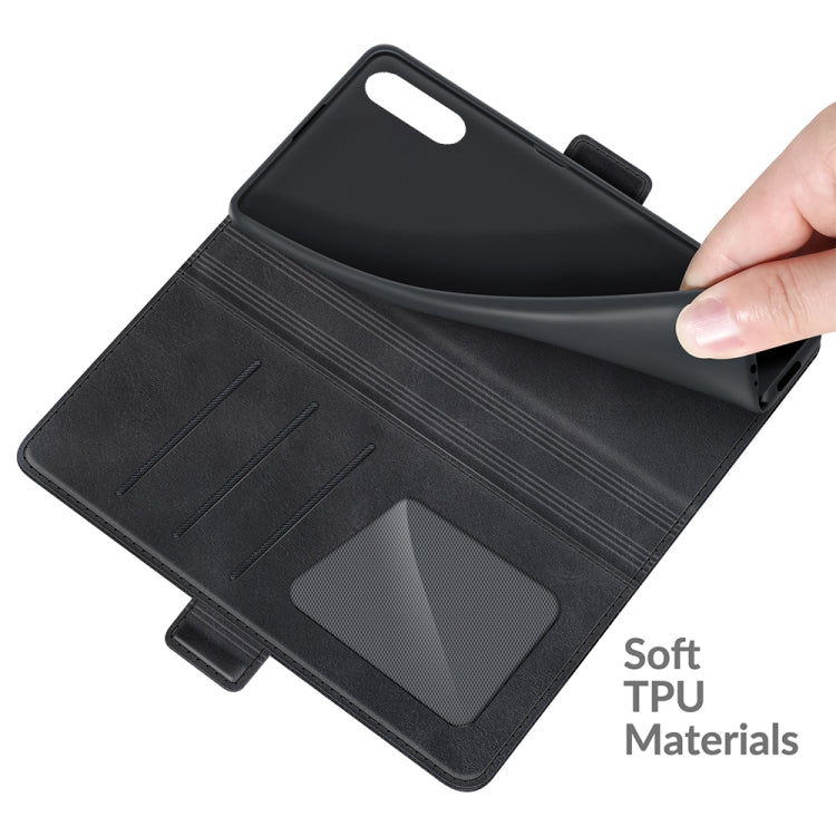 For Sony Xperia 10 III Dual-side Magnetic Buckle Horizontal Flip Leather Case with Holder & Card Slots & Wallet